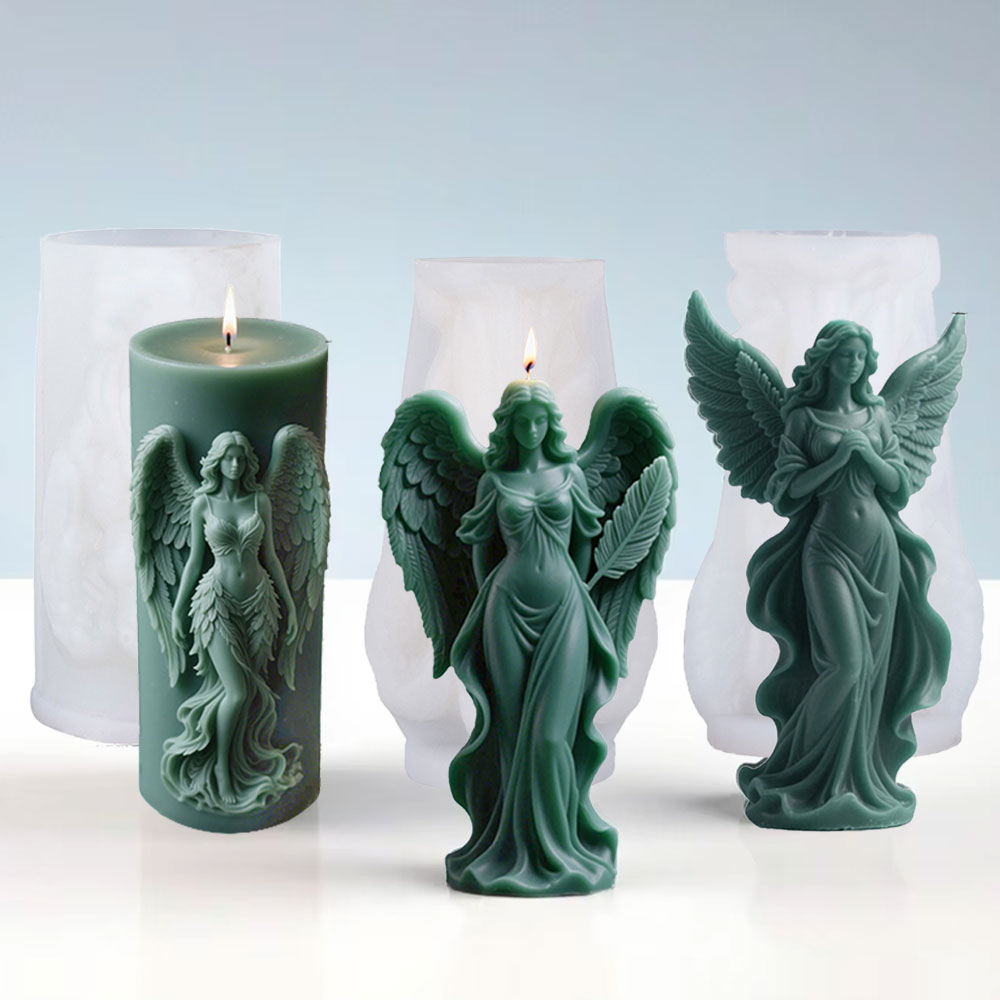 Candle Making Reno - Forma Silikonowa Świeca Zapachowa Bogini Skrzydła
