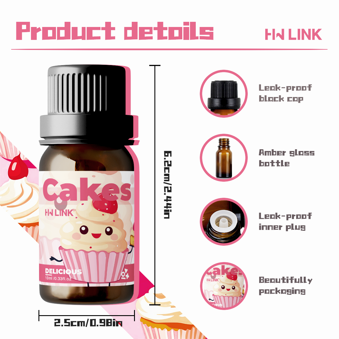10ml Olejki Eteryczne do Ciast – Candle Making Essentials recenzja i cena
