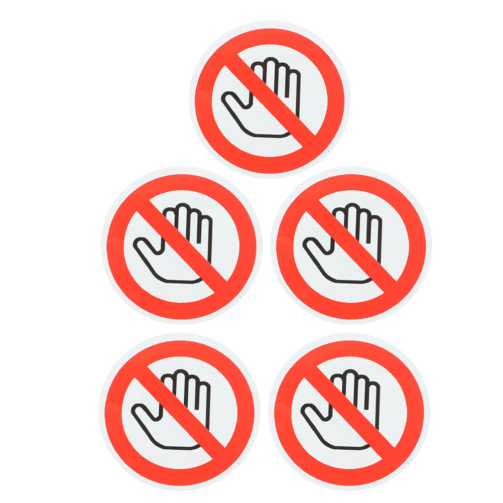 5 sztuk naklejek ostrzegawczyc – Label Sticker Round recenzja i cena