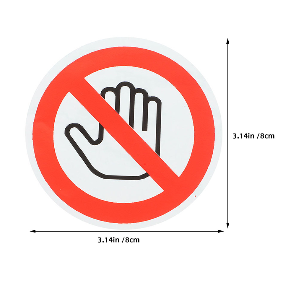5 sztuk naklejek ostrzegawczyc – Label Sticker Round recenzja i cena