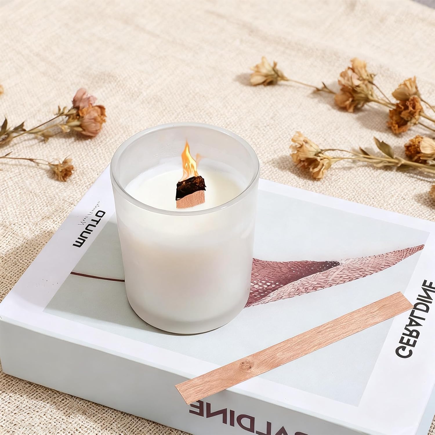 60 szt. Drewnianych Knotów do  – Candle Making Reno recenzja i cena