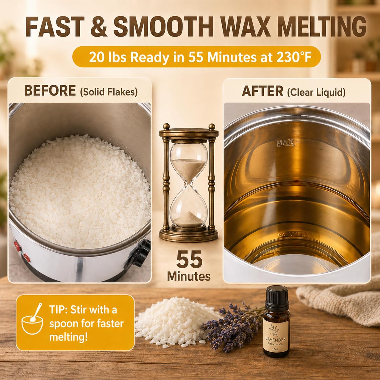 Elektryczny topielnik do wosku – Candle Making Tempe recenzja i cena